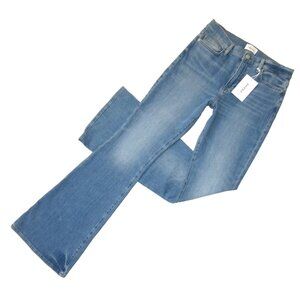 NWT Frame Le High Flare in Wavey Stretch Denim Jeans 31 x 34
